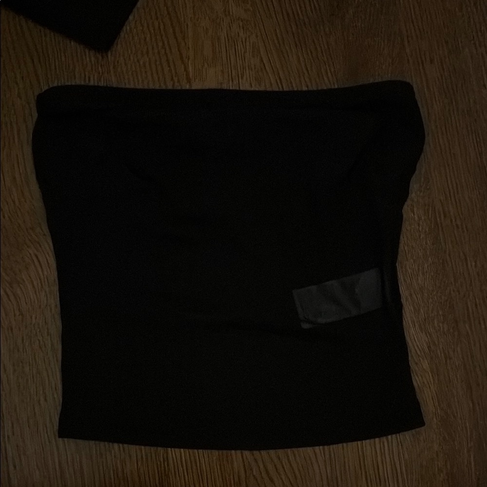 EDIKTED Black mesh Tube Top